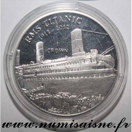 ISLE OF MAN - KM 1482 - 1 CROWN 2012 - TITANIC 1912