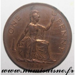 GRANDE BRETAGNE - KM 845 - 1 PENNY 1938 - GEORGE VI