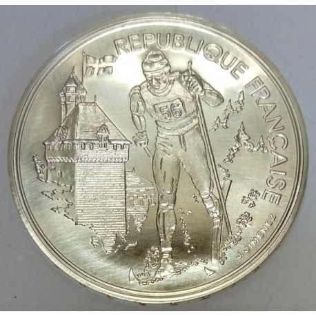 FRANCE - KM 994 - 100 FRANCS 1991 - TESTING - 17TH WINTER OLYMPIC GAMES - CROSS-COUNTRY SKIING - ALBERTVILLE