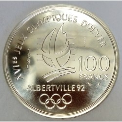 FRANCE - KM 984 - 100 FRANCS 1990 - TESTING - 17TH WINTER OLYMPIC GAMES - SLALOM  - ALBERTVILLE