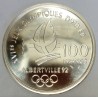 FRANCE - KM 984 - 100 FRANCS 1990 - TESTING - 17TH WINTER OLYMPIC GAMES - SLALOM  - ALBERTVILLE