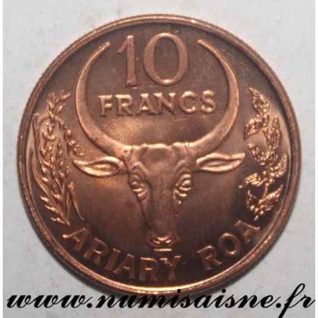 MADAGASCAR - KM 22 - 10 FRANCS 1996