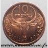 MADAGASCAR - KM 22 - 10 FRANCS 1996