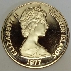 SOLOMON ISLANDS - KM 3 - 5 CENT 1977- ELISABETH II