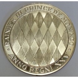 MONACO - MEDAL - 25 YEARS OF SAS AVENEMENT - PRINCE RAINIER III - 9 MAY 1974