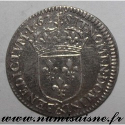 FRANCE - Gad 115 - LOUIS XIV - 1/12 ECU WITH YOUNG BUST 1662 & Aix - Bird