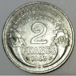 GADOURY 538b - 2 FRANCS 1948 B TYPE MORLON - KM 904