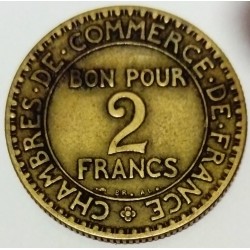 FRANCE - KM 877 - 2 FRANCS 1926 - TYPE CHAMBER OF COMMERCE