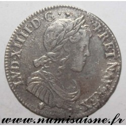 Gad 140 - LOUIS XIV - 1/4 ÉCU A LA MÉCHE LONGUE 1649 M - Toulouse