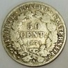 FRANKREICH - KM 834 - 50 CENTIMES 1871 - A - Paris - TYP CERES