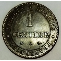 FRANCE - KM 826 - 1 CENTIME 1872 A - Paris - TYP CÉRÈS