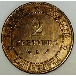 FRANKREICH - KM 827 - 2 CENTIMES 1892 A - Paris - TYP CERES