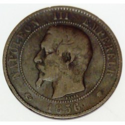 FRANKREICH - KM 771 - 10 CENTIMES 1856 MA STRASBOURG TYP NAPOLEON III