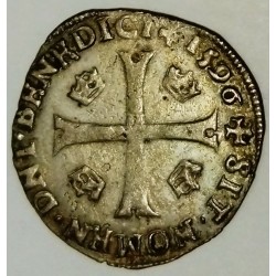 Dup 1246 - HENRI IV - DOUZAIN AUX 2 H - 1ST TYPE - 1596 - PARIS