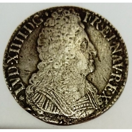 FRANCE - Gad 229 - LOUIS XIV -1643-1715 - ECU WITH 3 CROWNS 1712 L - BAYONNE