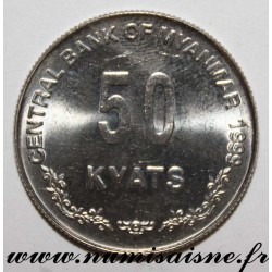 MYANMAR - KM 63 - 50 KYATS 1999