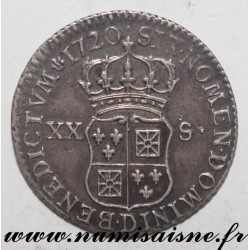 FRANCE - Gad 295 - LOUIS XV - 1/6 ECU SAYS FRANCE NAVARRE - 1720 D - Lyon