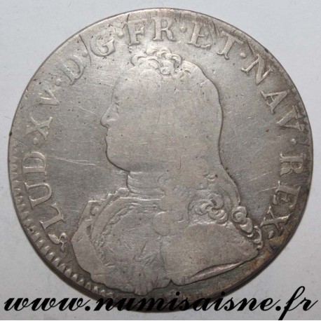 Gad 321 - LOUIS XV - ÉCU AUX BRANCHES D'OLIVIER 1726 B - Rouen