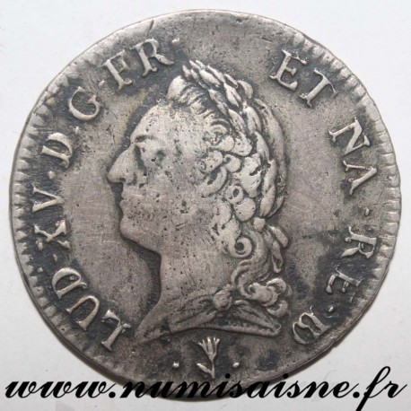 Gad 323a - LOUIS XV - ÉCU DU BÉARN À LA VIEILLE TÊTE 1772 - Pau