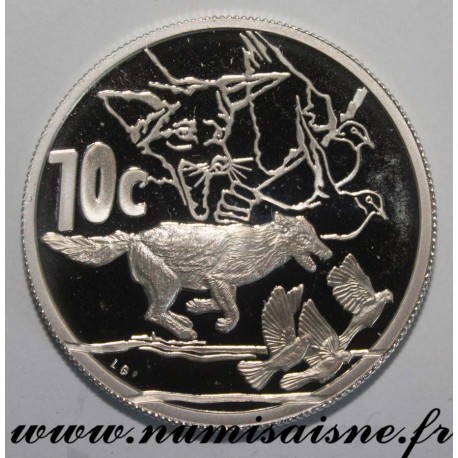 SOUTH AFRICA - KM 317 - 10 CENTS 2006 - JACKALS