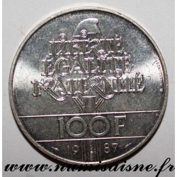 FRANKREICH - KM 962 - 100 FRANCS 1987 - TYP LA FAYETTE