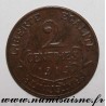 GADOURY 107 - 2 CENTIMES 1914 - TYPE DUPUIS - KM 841