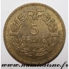 FRANCE - KM 888 - 5 FRANCS 1938 - TYPE LAVRILLIER