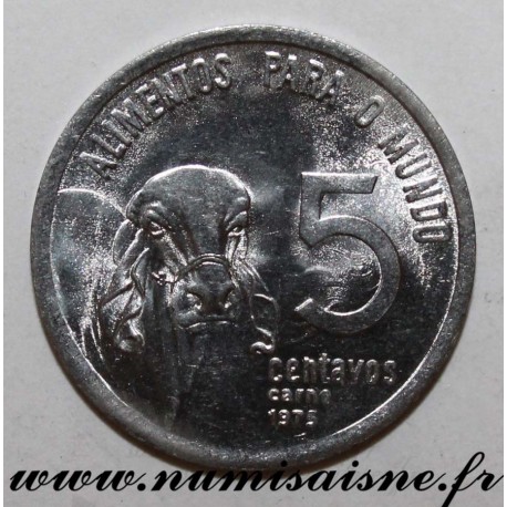 BRAZIL - KM 587.1 - 5 CENTAVOS 1975 - F.A.O