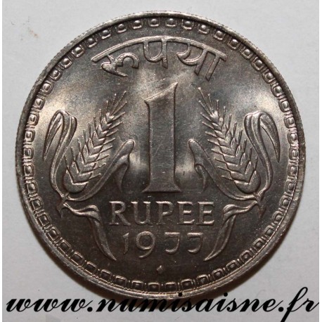 INDIA - KM 78 - 1 RUPEE 1977 - Bombay