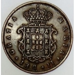 PORTUGAL - KM 481 - 10 REIS 1853 - MARIA II