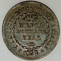 SPAIN - KM 597 - 1/20 REAL 1852