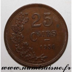 LUXEMBOURG - KM 42 - 25 CENTIMES 1930