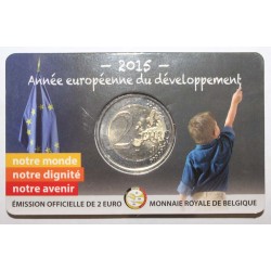 BELGIQUE - 2 EURO 2015 - ANNEE DU DEVELOPPEMENT