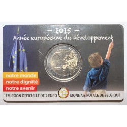 BELGIUM - 2 EURO 2015 - EUROPEAN YEAR OF DEVELOPMENT