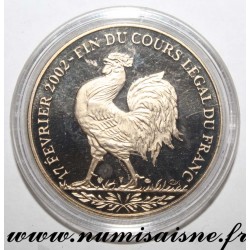 FRANCE - MEDAL - LAST YEAR OF THE FRANC - 2001