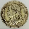 ITALY - PONTIFICAL STATES - KM 1378 - 1 LIRA 1866 R XXI - PIE IX