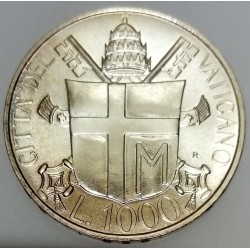 VATICAN -  KM 191 - 1,000 LIRA 1985 - JOHN PAUL II