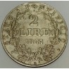 ITALIE - ETATS PONTIFICAUX - KM 1379.2 - 2 LIRE 1867 R AN XXII - PIE IX