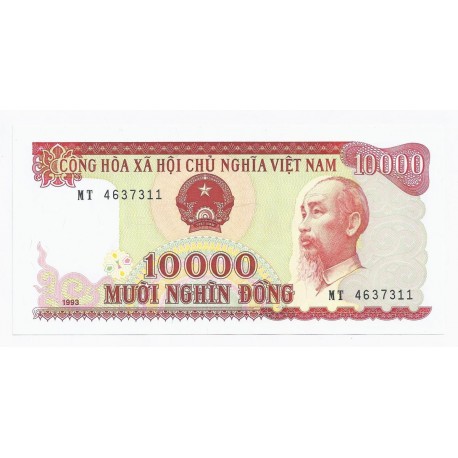 VIETNAM - billet de 10 000 DONG - 1993 - NEU, pick 115 VIETNAM - billet de 10 000 DONG - 1993 - NEU, pick 115