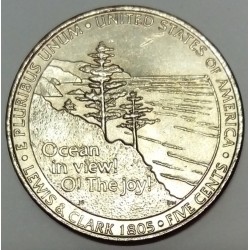 UNITED STATES - KM 369 - 5 CENTS 2005 P - Philadelphia - 200 YEARS OF THE ARRIVING OF LEWIS AND CLARK ON OCEAN PACIFIC