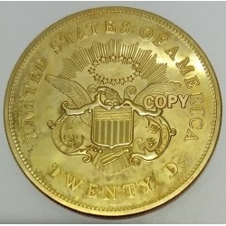 UNITED STATES -20 DOLLARS 1849 - LIBERTY HEAD - DOUBLE EAGLE - COPY