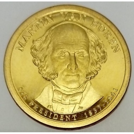 ETATS UNIS - KM 429  - 1 DOLLAR 2008 - MARTIN VAN BUREN - 8EME PRESIDENT 1837-1841