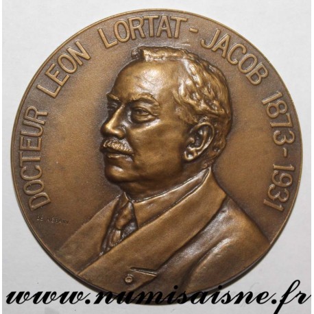 MEDAILLE - MEDIZINE - ARZT LEON LORTAT - JACOB 1873 - 1931