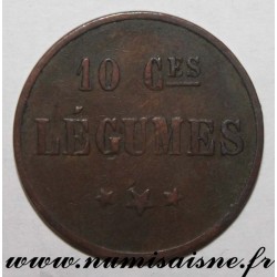 FRANCE - 10 CENTIMES LÉGUMES - SOCIÉTÉ D'ALIMENTATION ÉCONOMIQUE