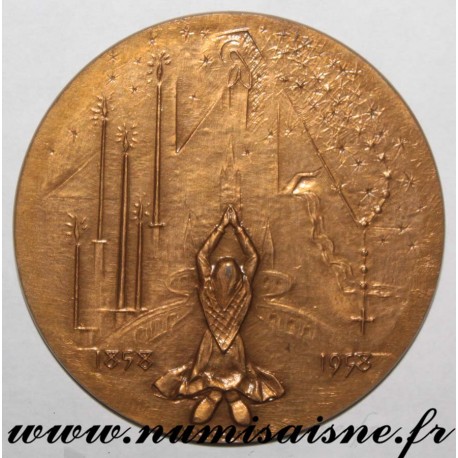 MEDAL - RELIGION - LOURDES - 1858 - 1958