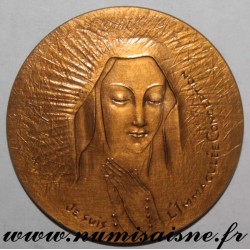 MEDAL - RELIGION - LOURDES - 1858 - 1958