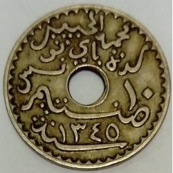 TUNISIA - KM 254 -  10 CENTIMES 1926