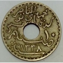 TUNISIA - KM 243 - 10 CENTIMES 1920