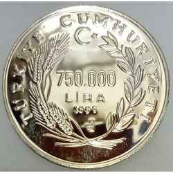 TURQUIE - KM 1063 - 2500.000 LIRA 1998 - COUPE DU MONDE DE FOOTBALL