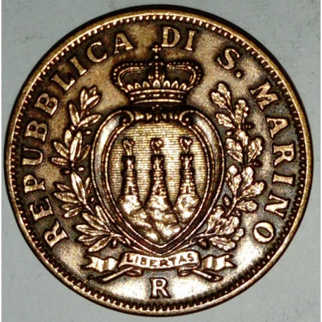 SAN MARINO - KM 13 - 10 CENTESIMI 1938 R